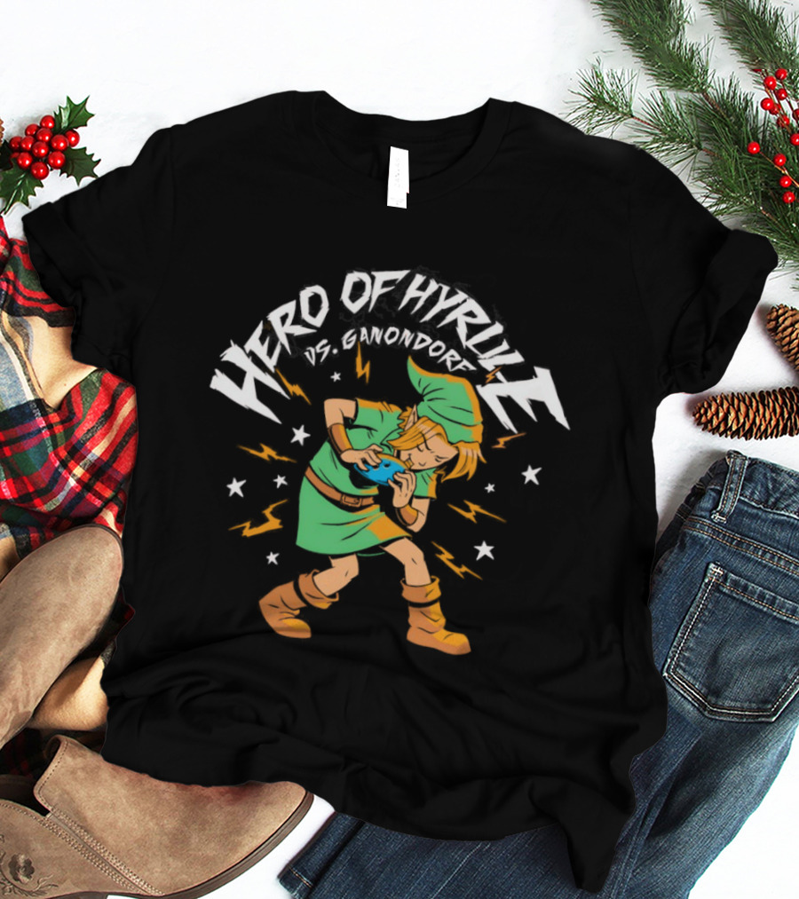 Hero Of Hyrule Legend Of Zelda Retro Gaming T-Shirt
