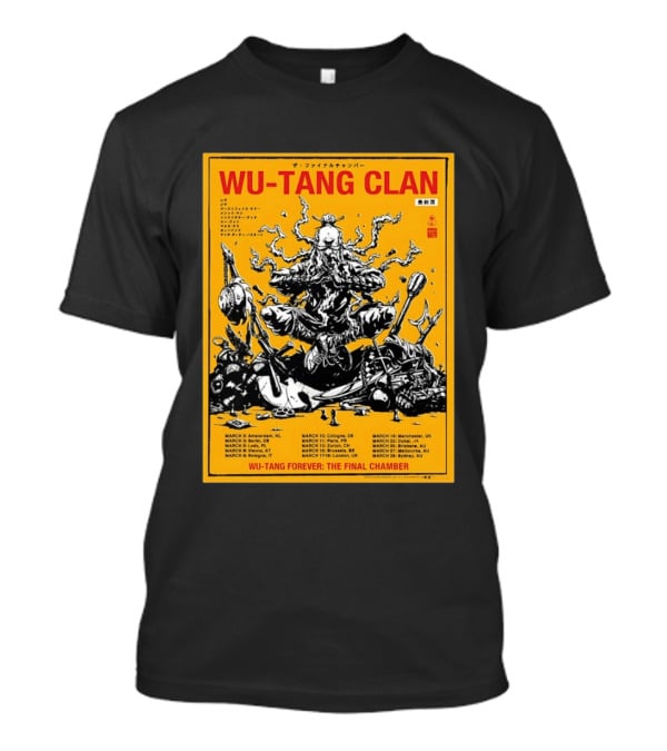 F Tang Wu Tang Clan 2026 Europe Tour Wu Tang Forever The Final Chamber Yellow ...