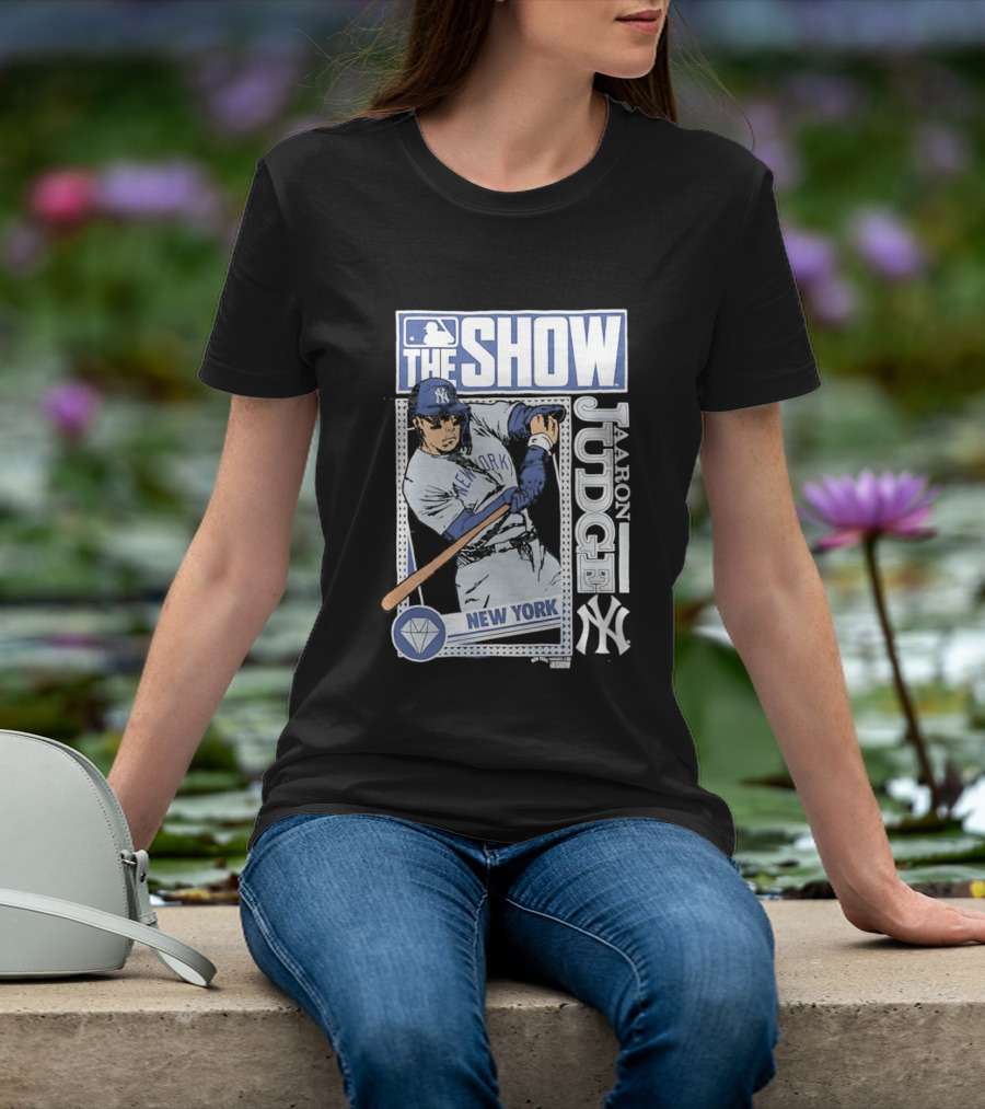 MLB The Show Caricature Aaron Judge 99 New York Yankees T-Shirt