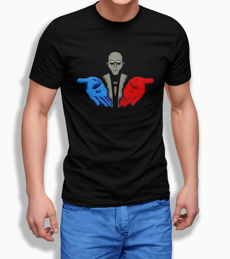 Morpheus Neo Red Pill Blue Pill 1999 Matrix T-Shirt