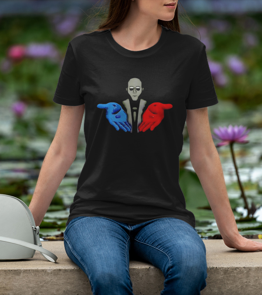 Morpheus Neo Red Pill Blue Pill 1999 Matrix T-Shirt