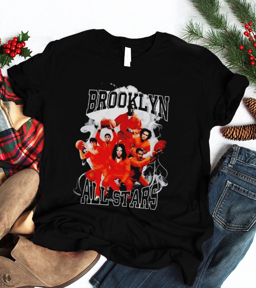 Brooklyn All Stars Basketball Team Creative Smoke T-Shirt