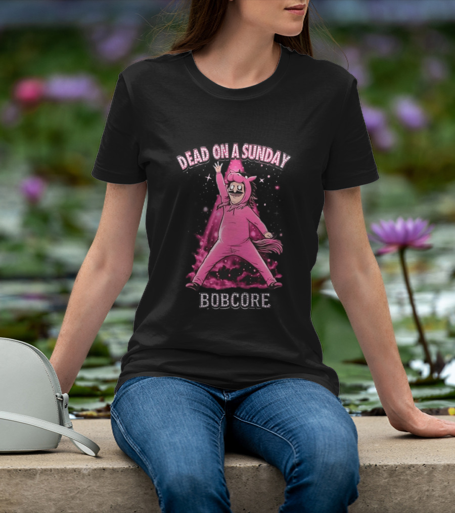 Dead On A Sunday Bobcore Pink Costume T-Shirt