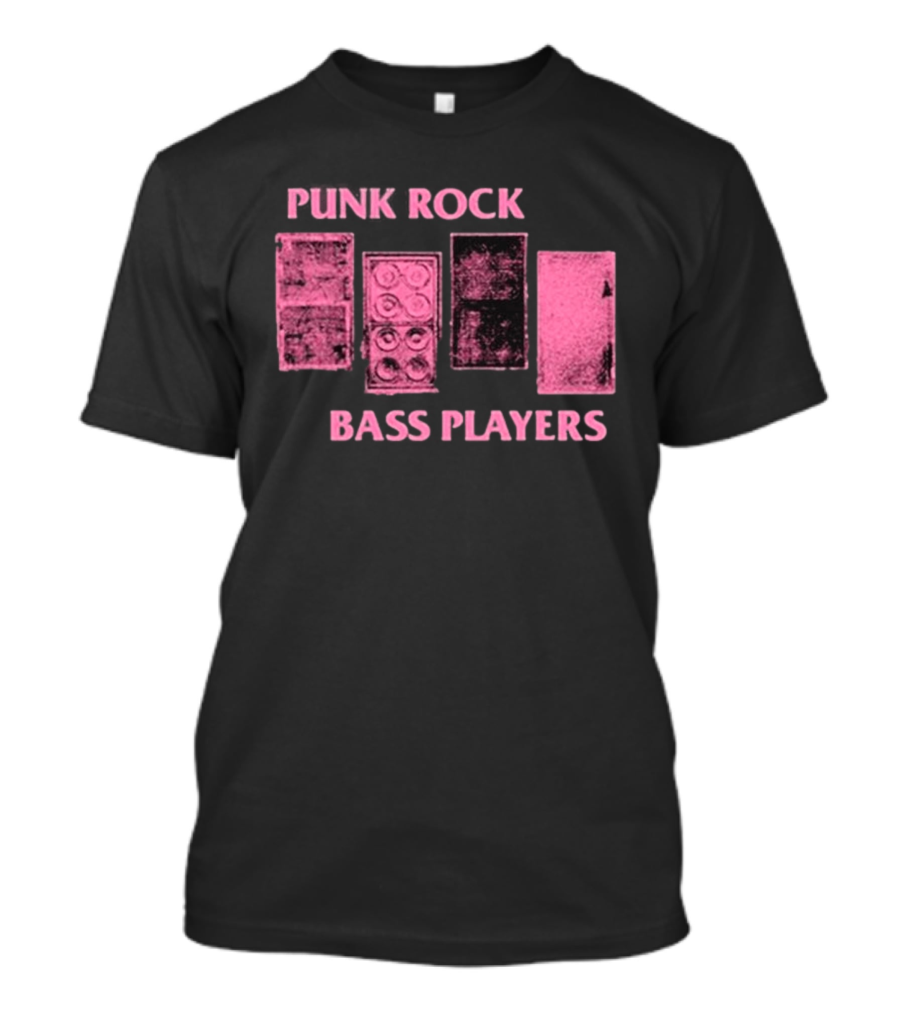 Punk Rock Bass Players Amplifier Speaker Stacks T-Shirt