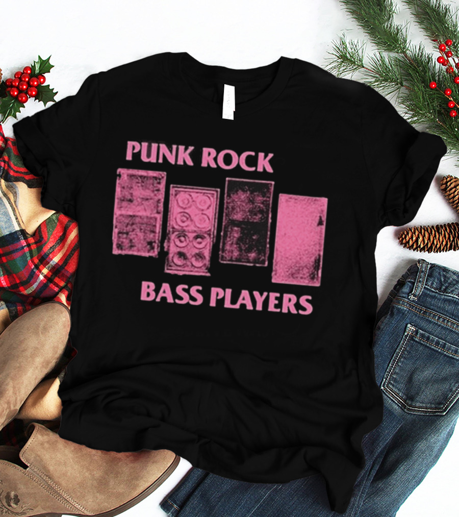 Punk Rock Bass Players Amplifier Speaker Stacks T-Shirt