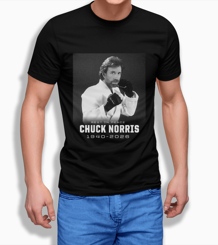 Rest In Peace Chuck Norris 1940 2026 Legend T-Shirt
