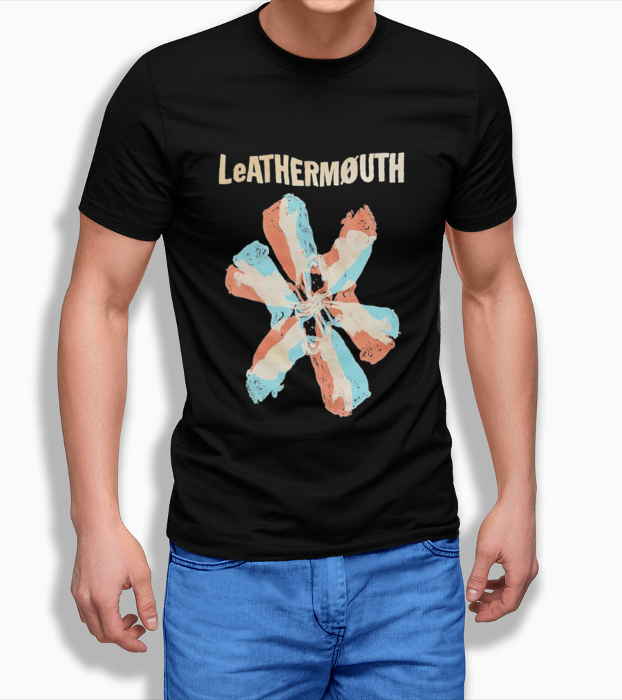 Leathermouth Psychedelic Abstract Flower T-Shirt