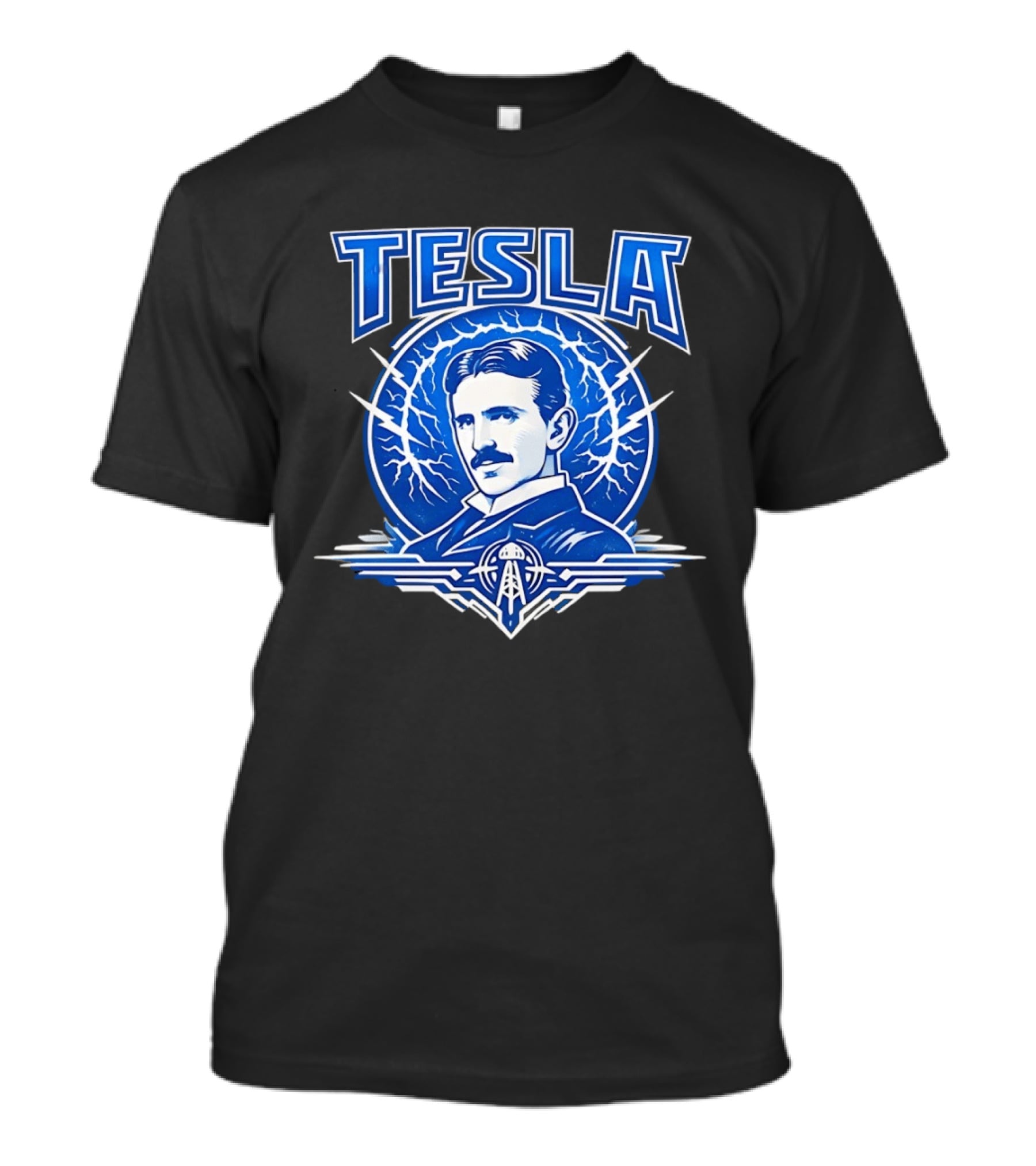 Tesla Master Of Lightning Nikola Leading Electrical Innovations T-Shirt