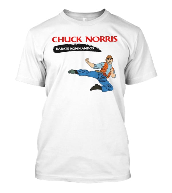 Chuck Norris Karate Kommandos 80s Cartoon Martial Arts Adventure T-Shirt