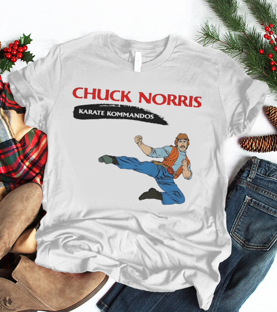Chuck Norris Karate Kommandos 80s Cartoon Martial Arts Adventure T-Shirt