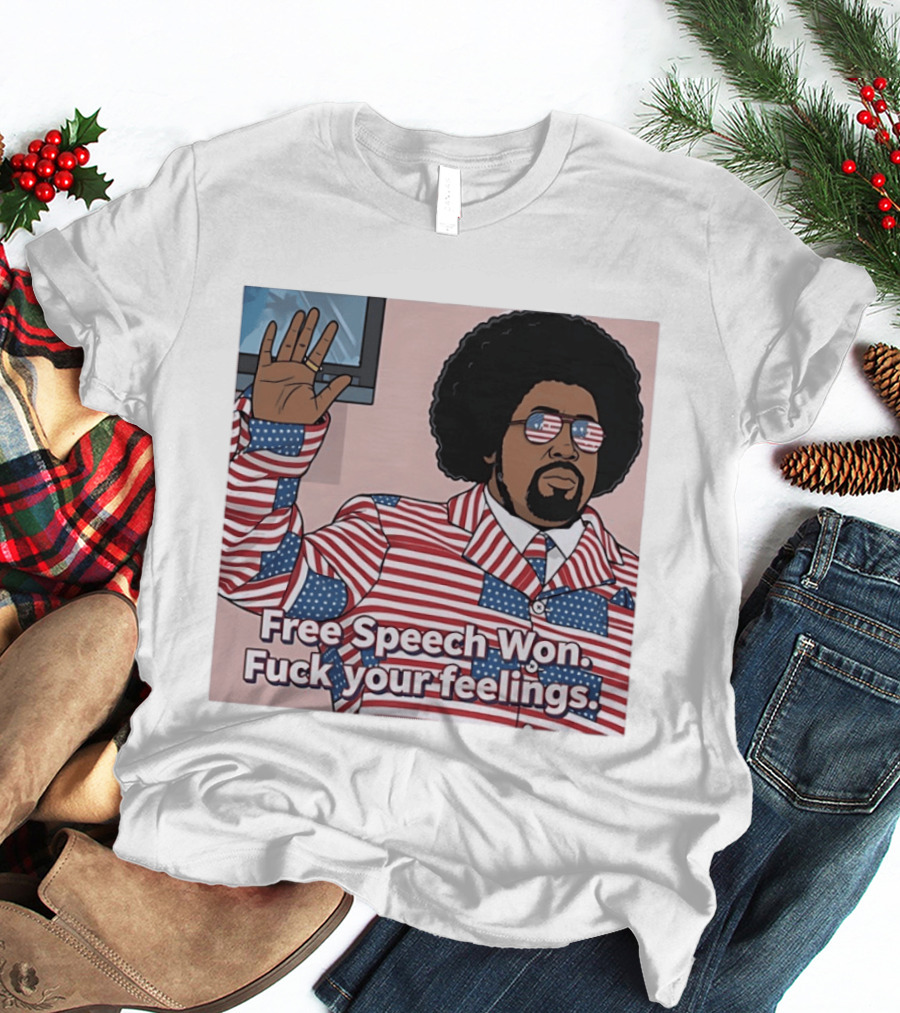 USA Flag Free Speech Won Fck Your Feelings Patriotic T-Shirt