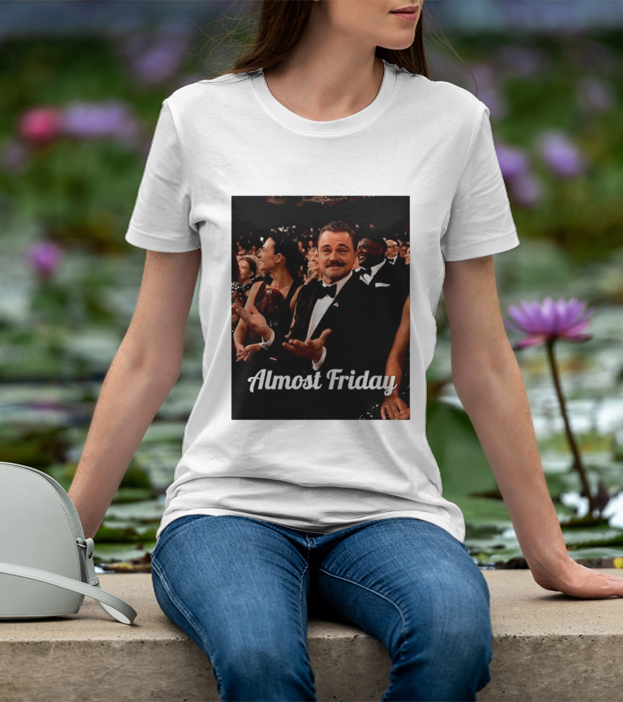 Almost Friday Leo Mustache Tuxedo Event T-Shirt