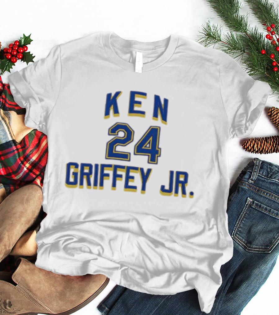 Ken Griffey Jr 24 Seattle Mariners Classic Baseball T-Shirt
