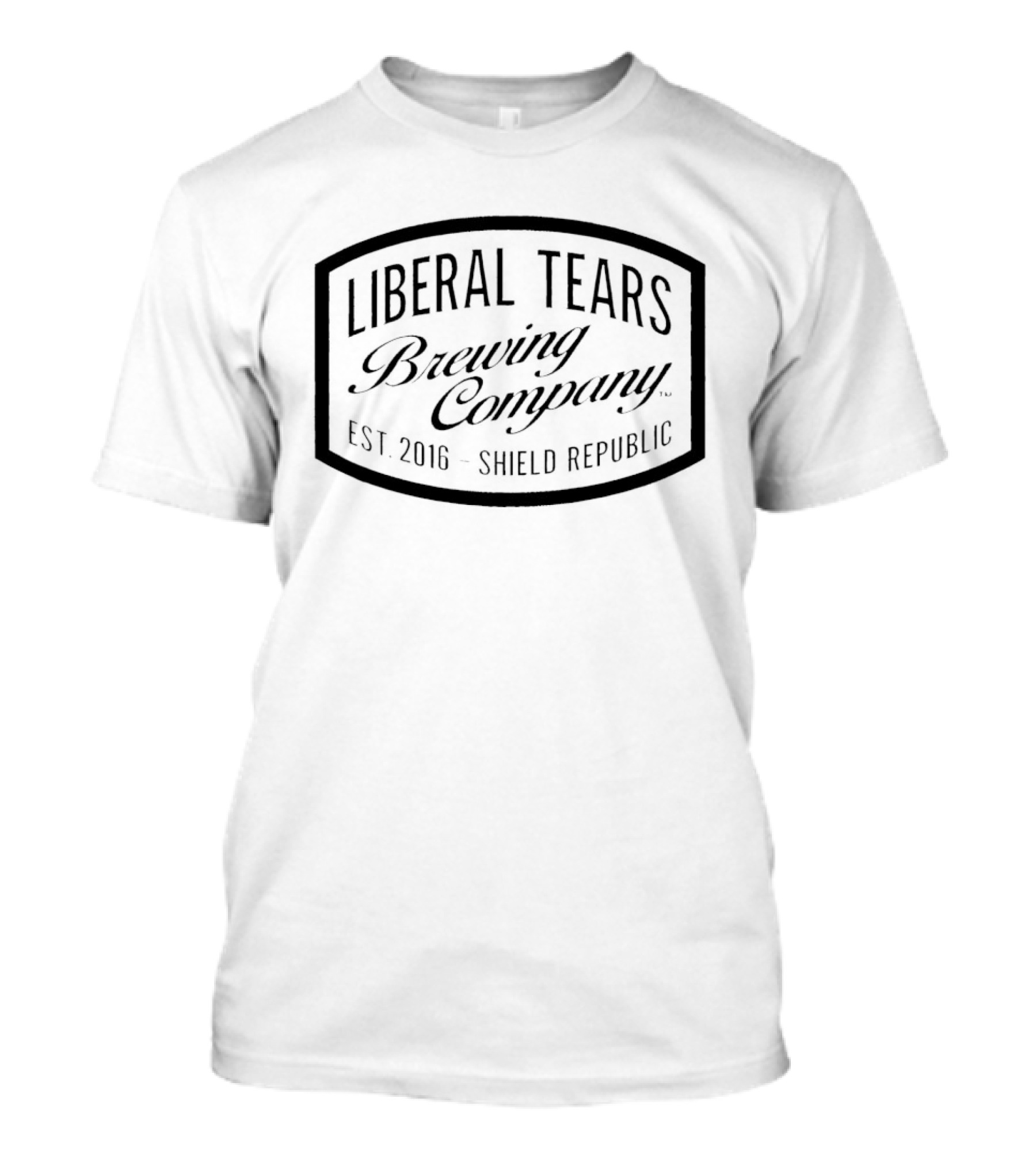 Liberal Tears Brewing Company Est 2016 Shield Republic T-Shirt