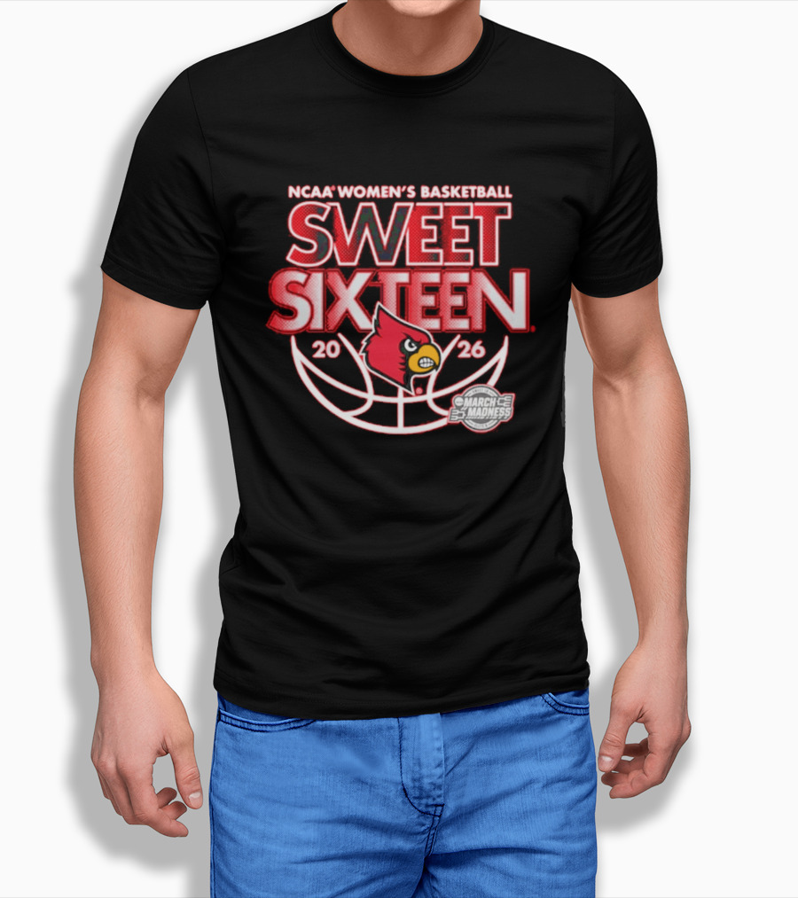NCAA Women's Basketball Sweet Sixteen 2026 Louisville March Madness T-Shirt