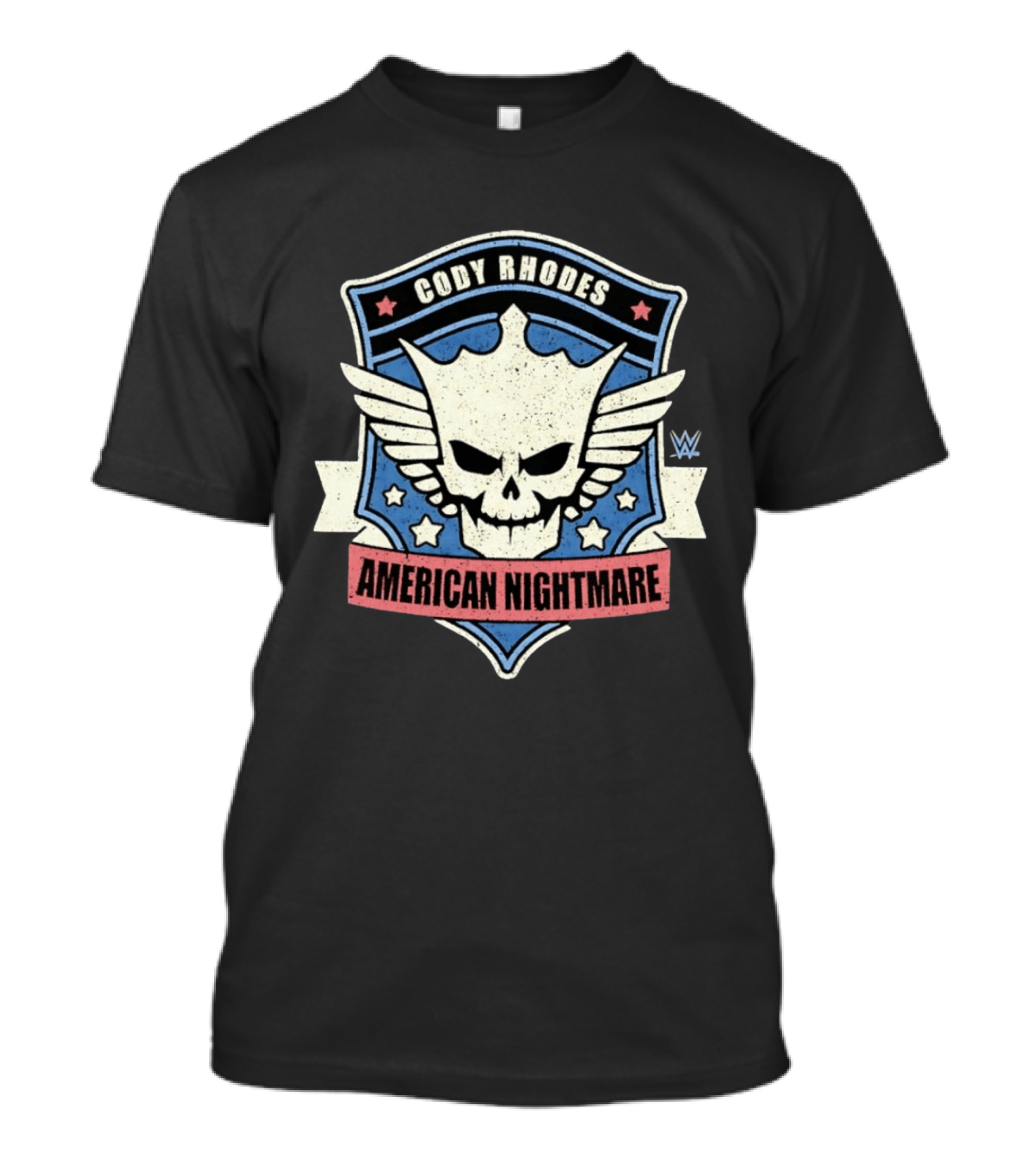 Cody Rhodes American Nightmare Skull Wings WWE Stars T-Shirt