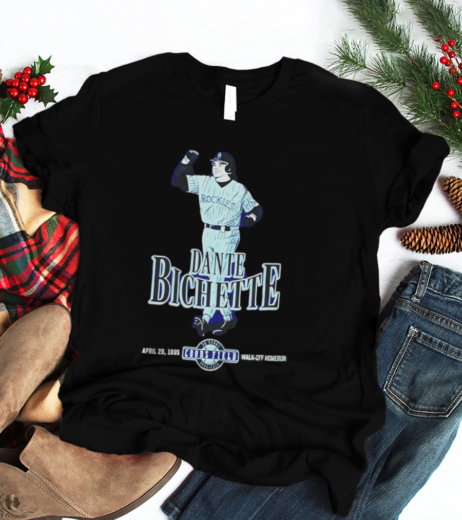 Dante Bichette Rockies Coors Field Walk Off Home Run T-Shirt