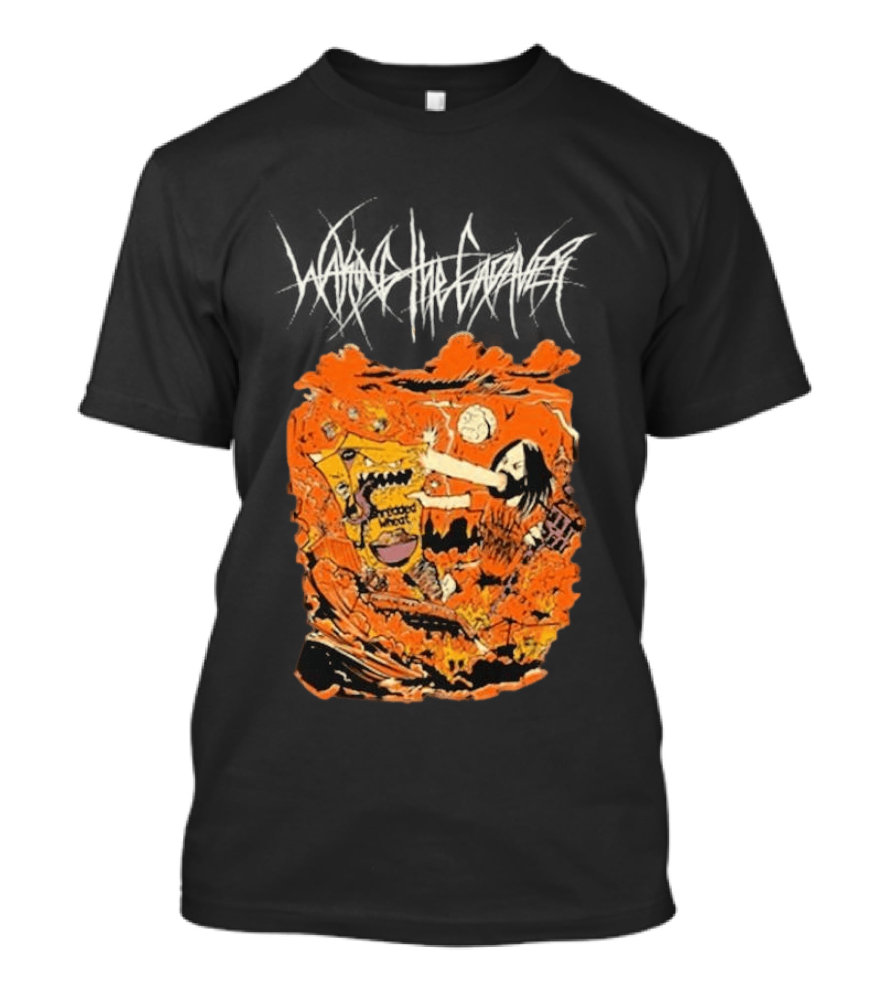 Waking The Cadaver Don Vs Wheat Monster Battle Scene T-Shirt