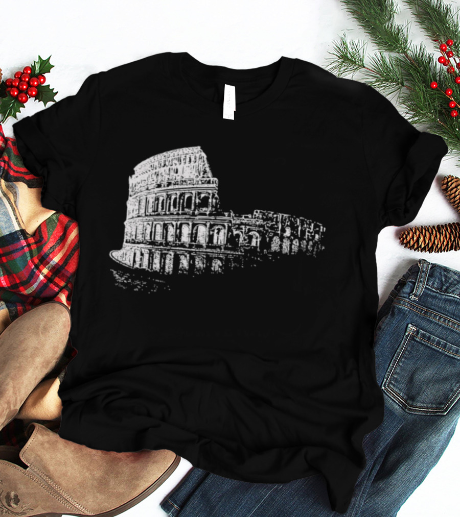 Ancient Rome Colosseum Roman Amphitheatre Historic Landmark Italy T-Shirt
