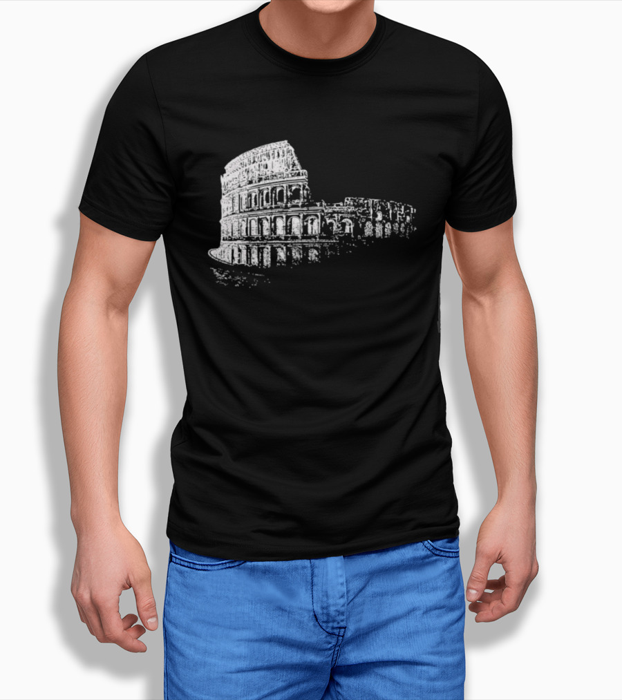 Ancient Rome Colosseum Roman Amphitheatre Historic Landmark Italy T-Shirt