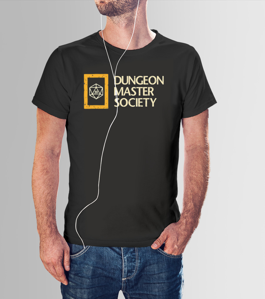 Dungeon Master Society Dungeons And Dragons Dice T-Shirt