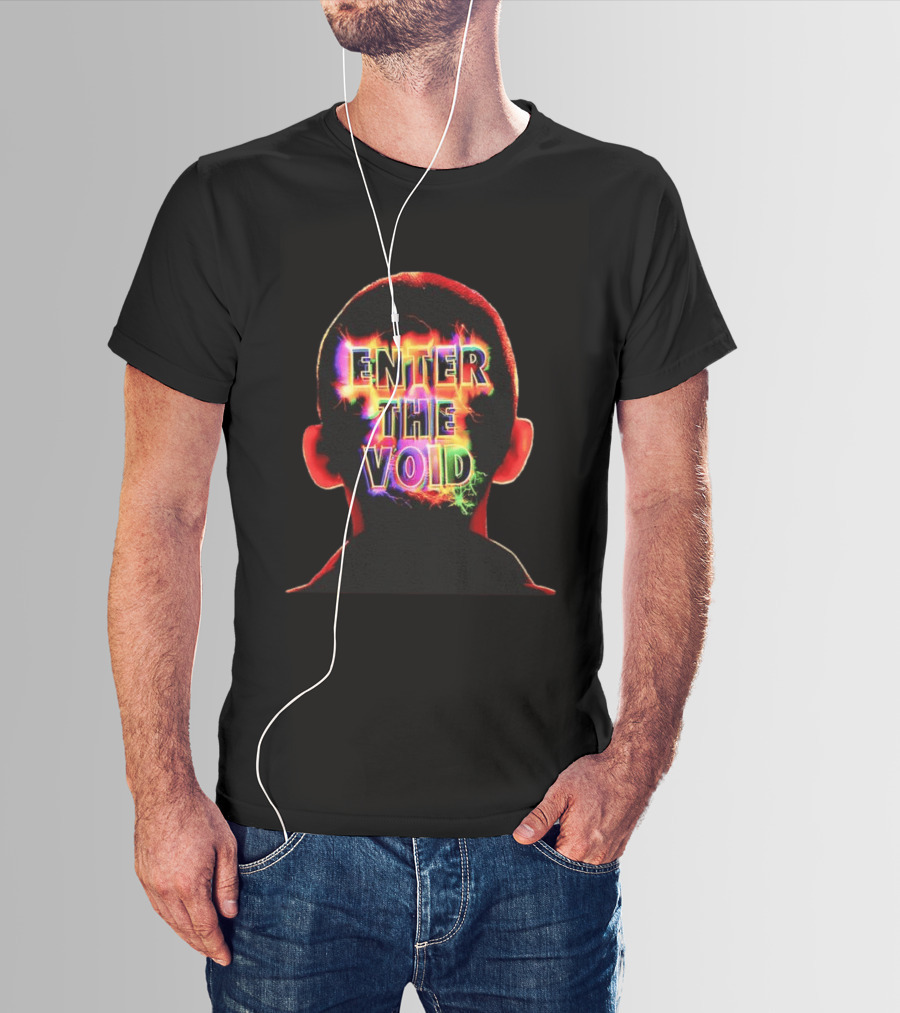 Enter The Void 2009 Film Neon Head Visual T-Shirt