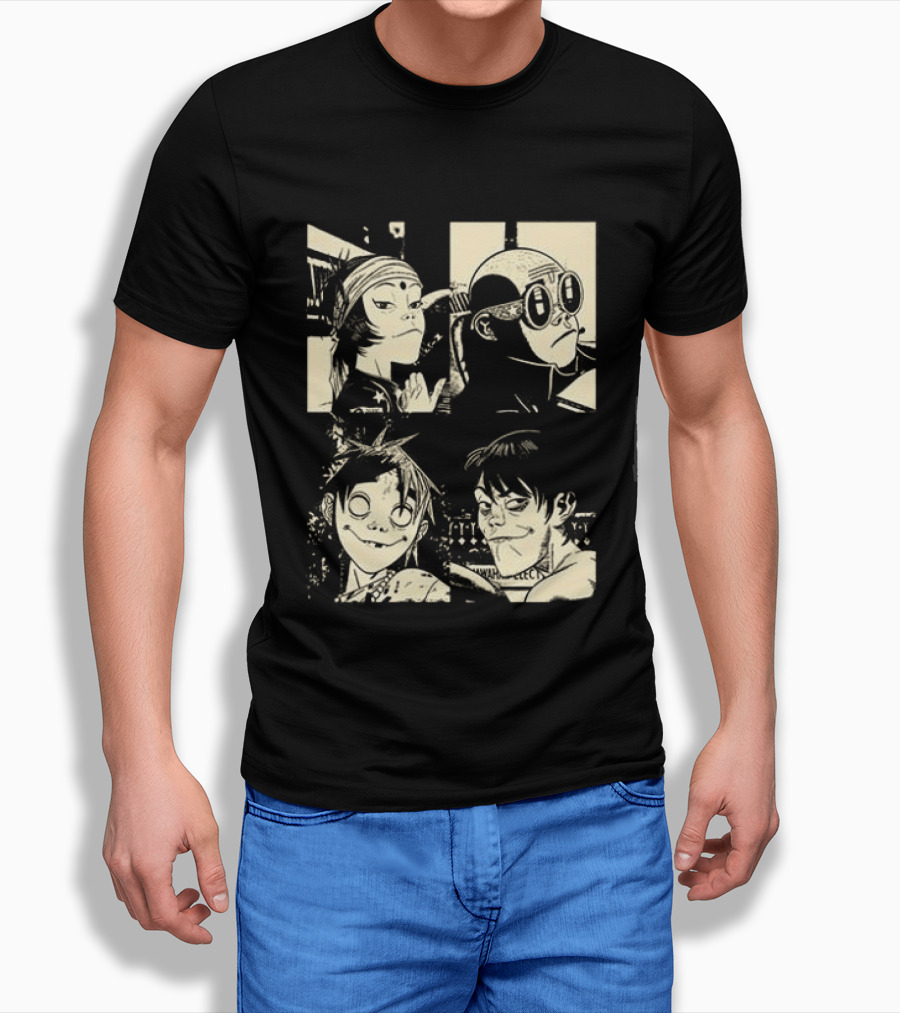 Gorillaz The Mountain Tour 2023 Dates And Locations Vintage Band T-Shirt