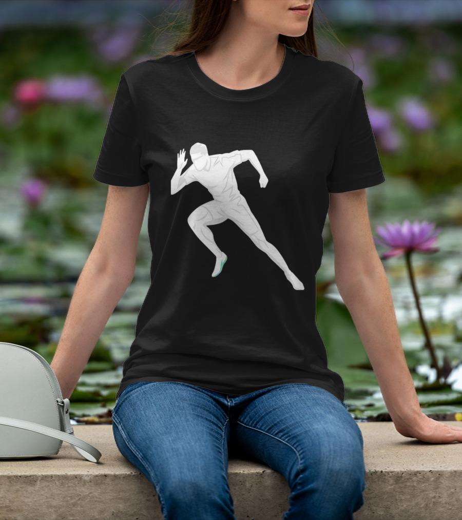 Sprint Athlete Dynamic Pose Running T-Shirt