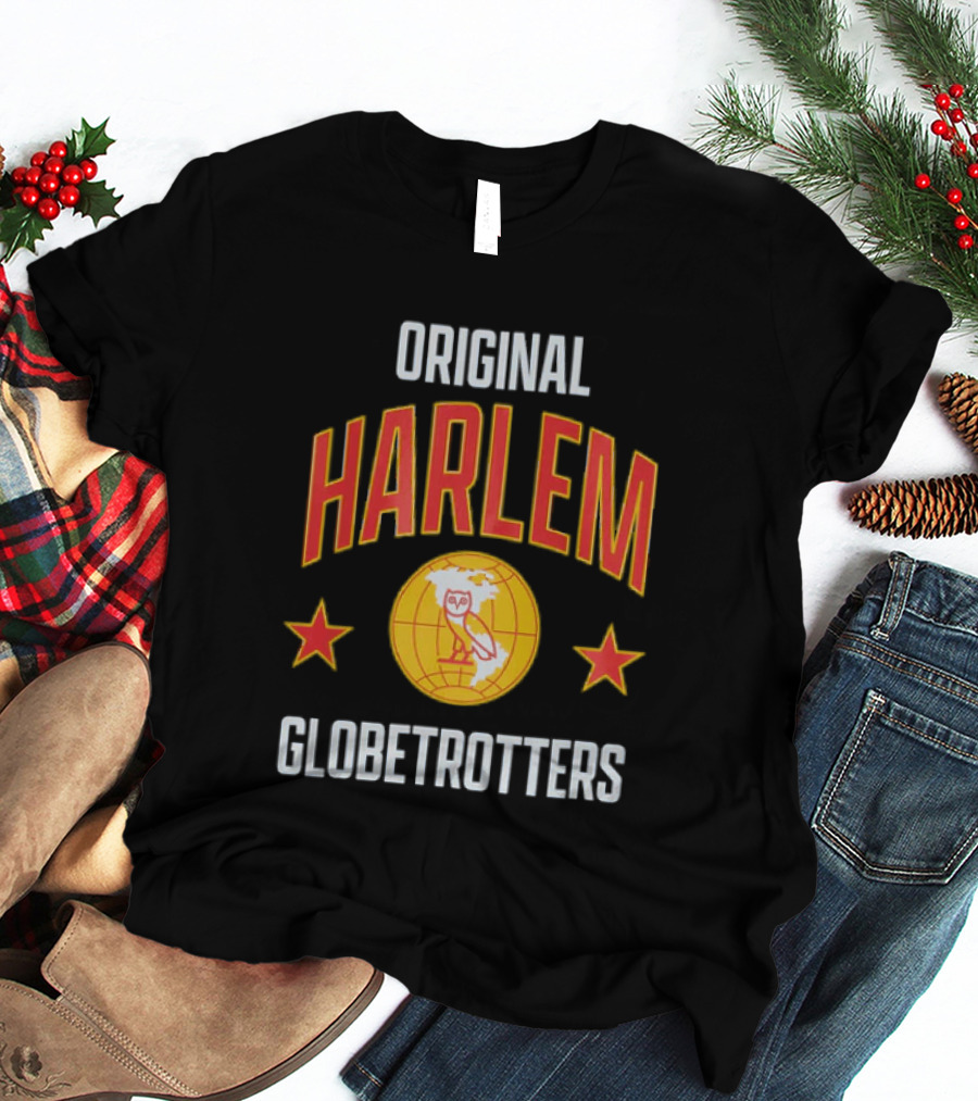 Original Harlem Globetrotters Owl And Stars T-Shirt