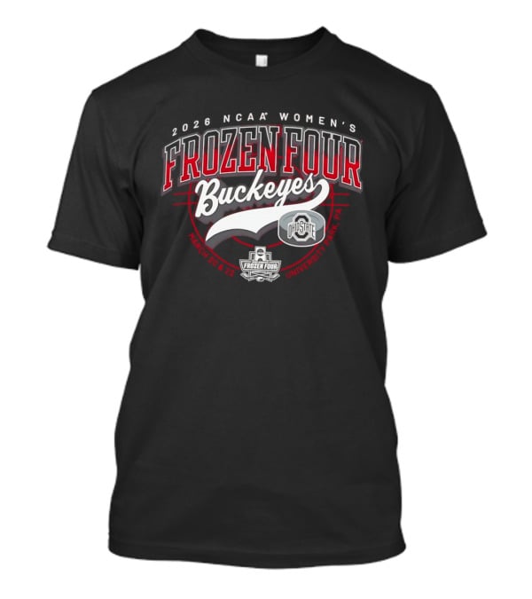 2026 NCAA Women's Frozen Four Buckeyes Hockey T-Shirt