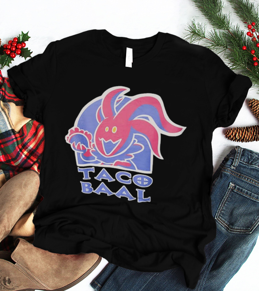 Taco Baal Jester Demon Holding Taco T-Shirt