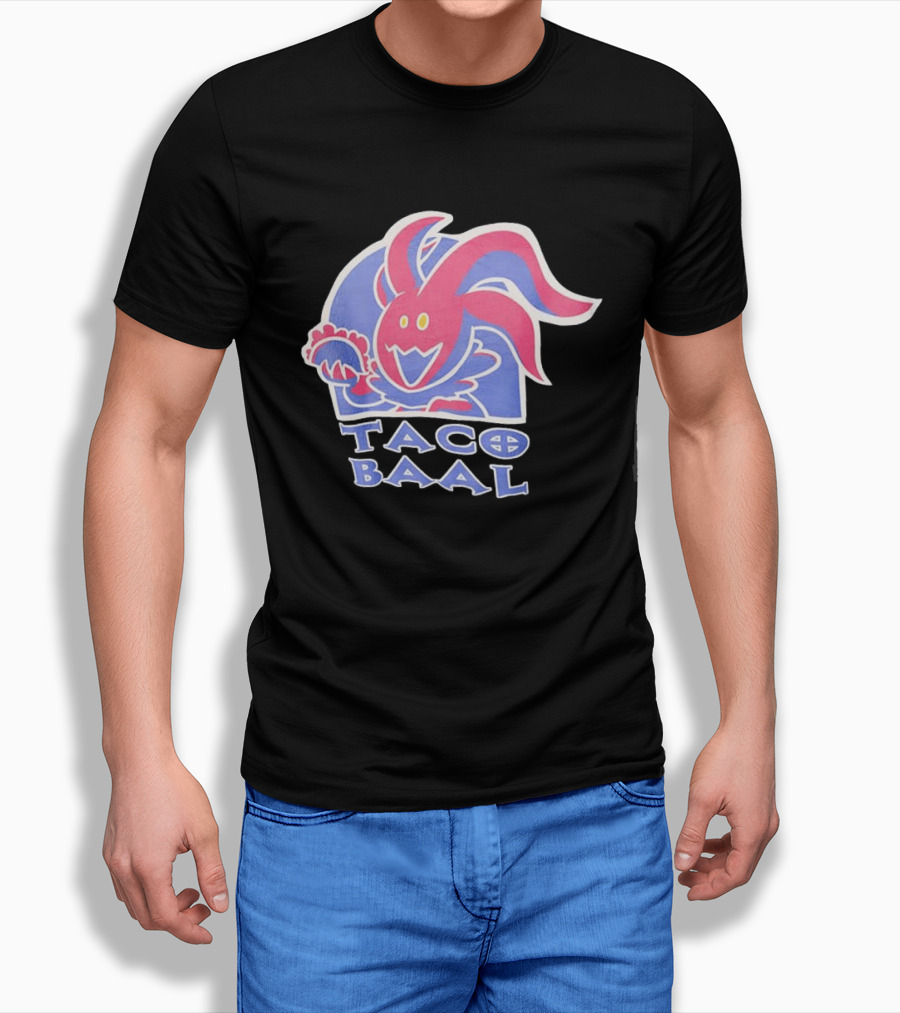 Taco Baal Jester Demon Holding Taco T-Shirt