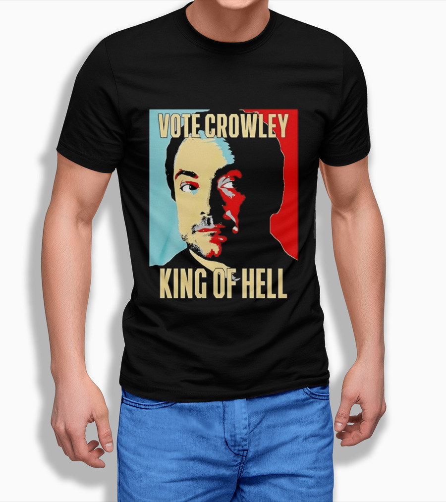 Vote Crowley King Of Hell Supernatural Fan Favorite T-Shirt
