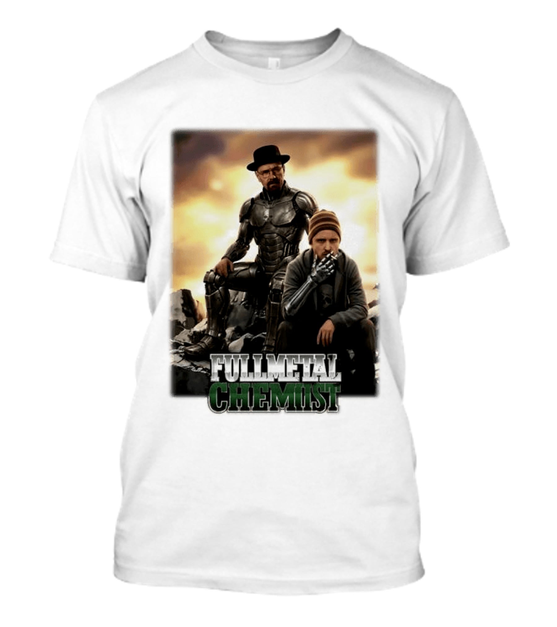 Bryan Cranston Jesse Pinkman Fullmetal Chemist T-Shirt