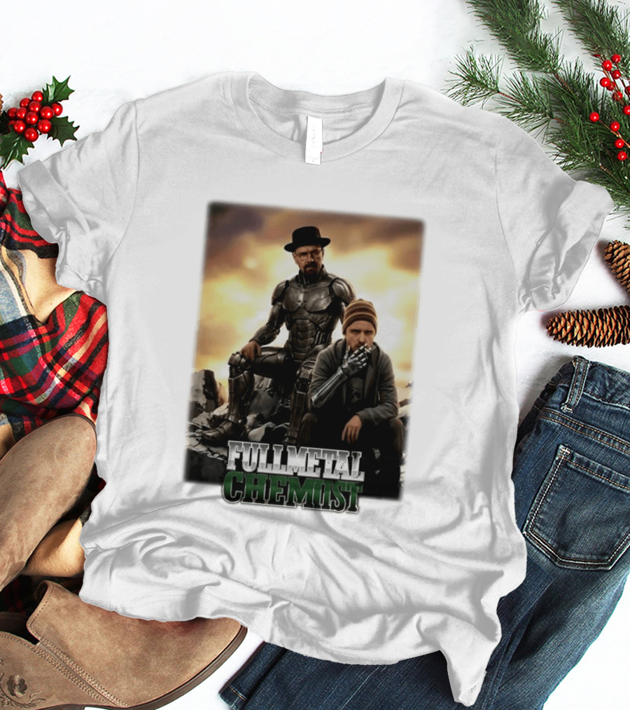 Bryan Cranston Jesse Pinkman Fullmetal Chemist T-Shirt
