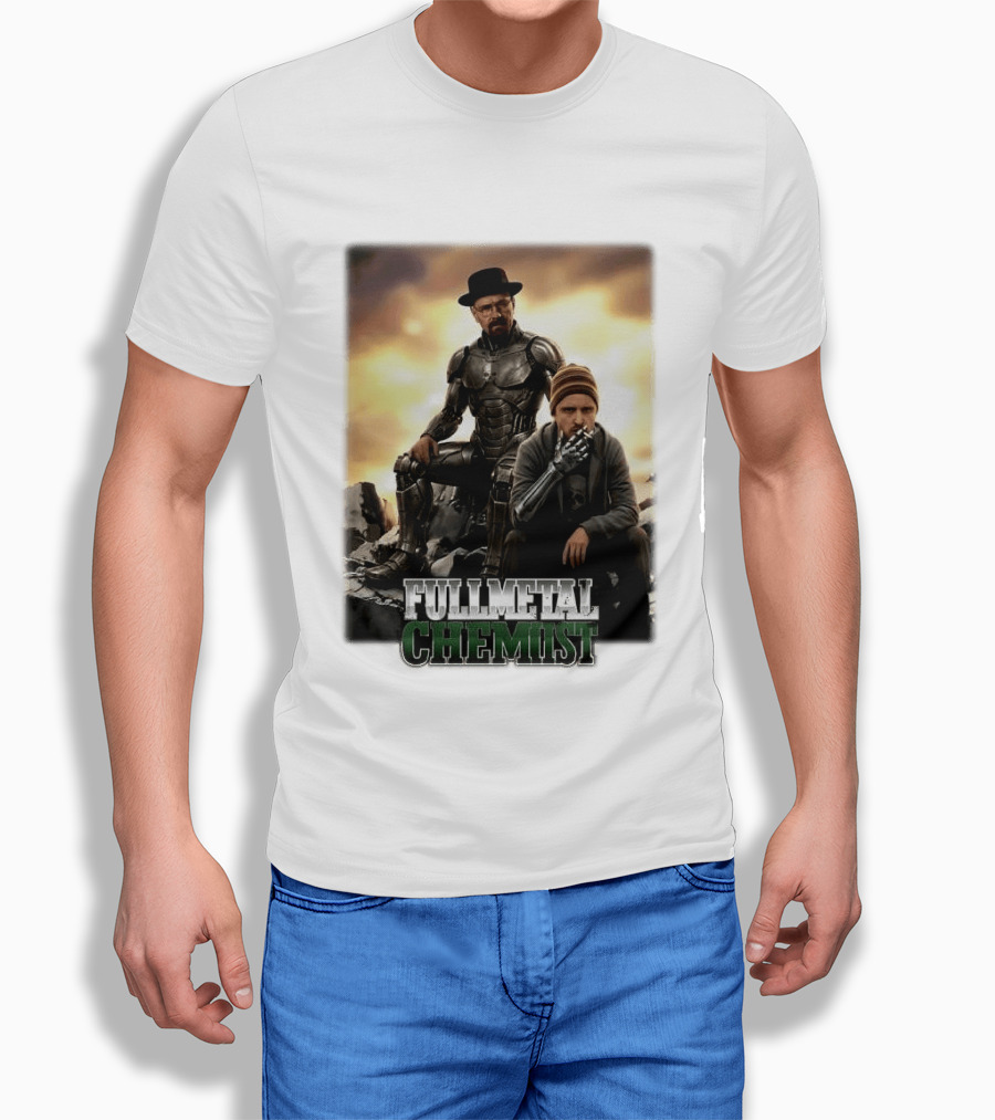 Bryan Cranston Jesse Pinkman Fullmetal Chemist T-Shirt