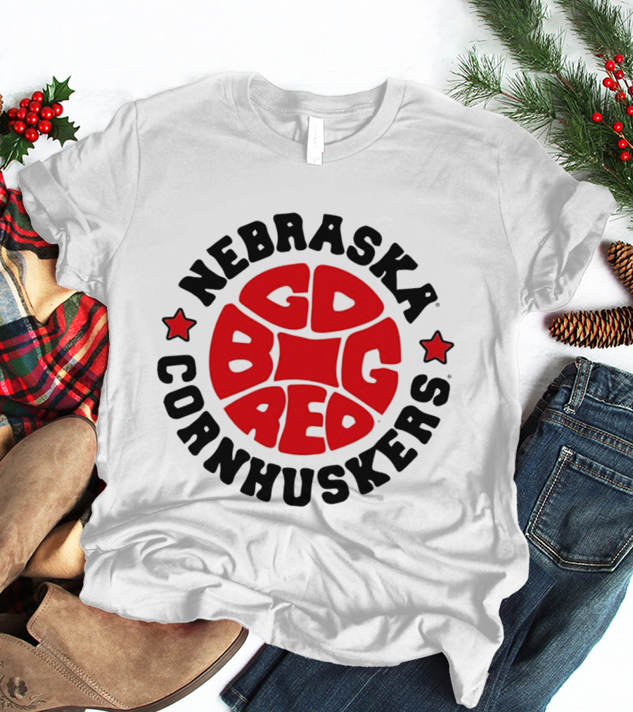 Nebraska Cornhuskers Big Red GD Basketball 1970s T-Shirt