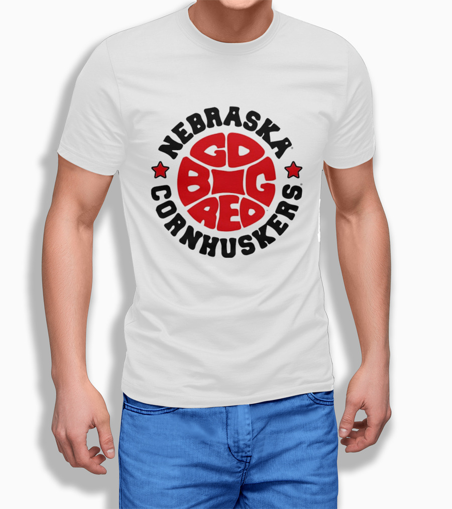 Nebraska Cornhuskers Big Red GD Basketball 1970s T-Shirt
