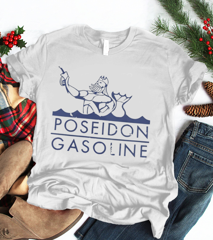 Poseidon Gasoline Mythical Sea God Branding Pseudonym Gasoline T-Shirt