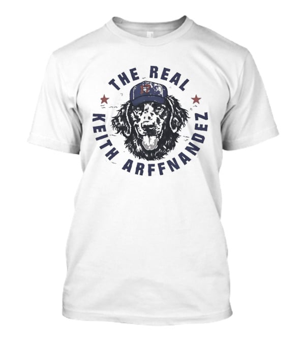 The Real Keith Arffnandez Dog Duffy 17 Cap New York Mets Baseball T-Shirt