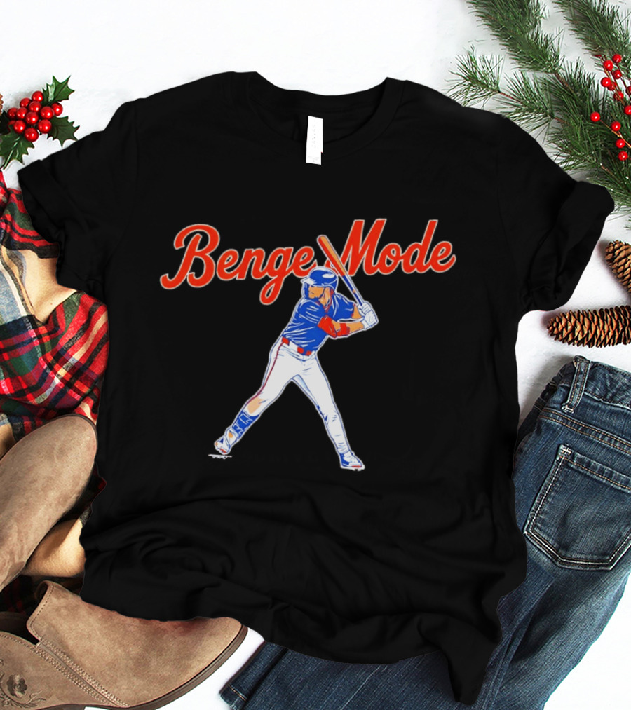 Benge Mode Carson New York Mets Baseball T-Shirt