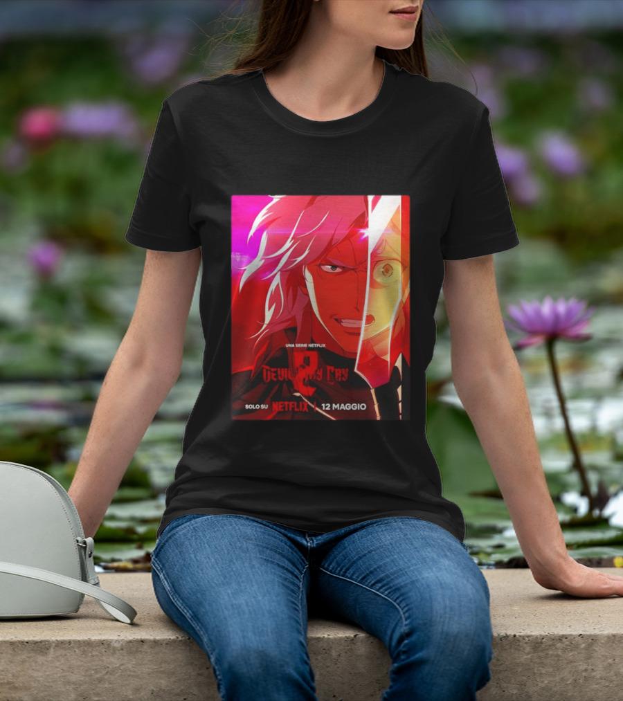 Devil May Cry Serie Netflix Solo Su Netflix 12 Maggio T-Shirt