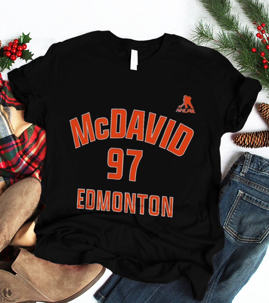 McDavid 97 Edmonton Oilers Hockey T-Shirt