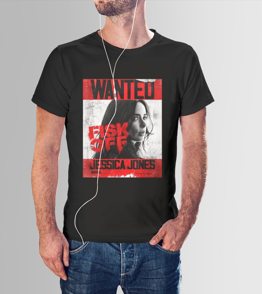 Wanted Jessica Jones Fisk Off Daredevil Born Again Season 2 T-Shirt