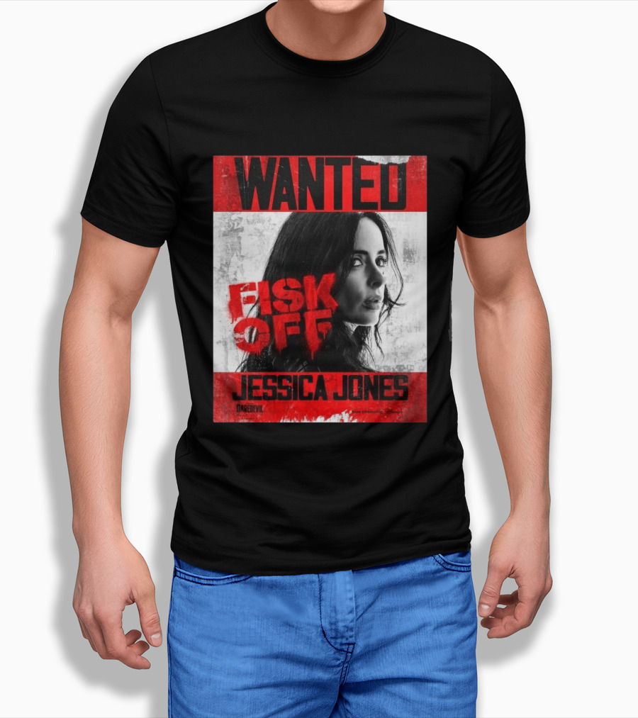 Wanted Jessica Jones Fisk Off Daredevil Born Again Season 2 T-Shirt