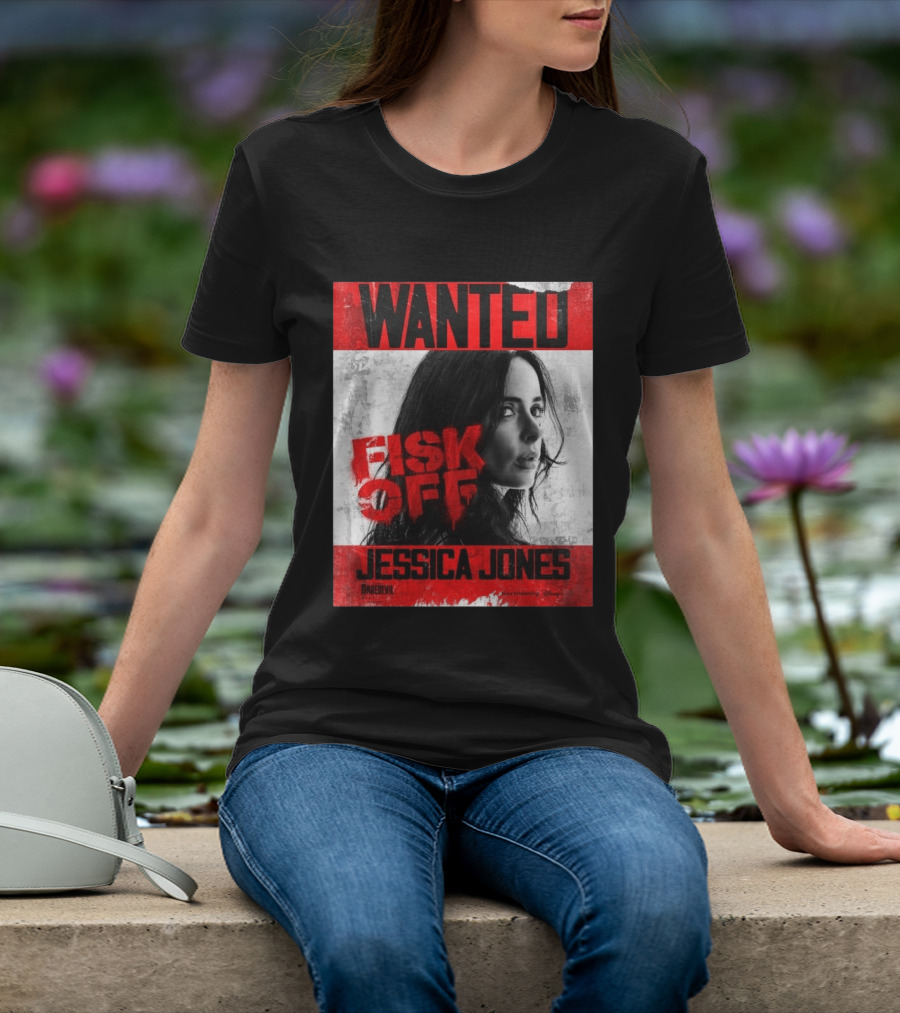 Wanted Jessica Jones Fisk Off Daredevil Born Again Season 2 T-Shirt