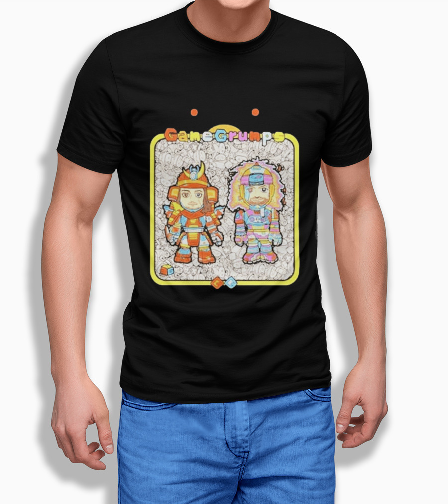 Game Grumps X 326 Collaboration Colorful Characters T-Shirt
