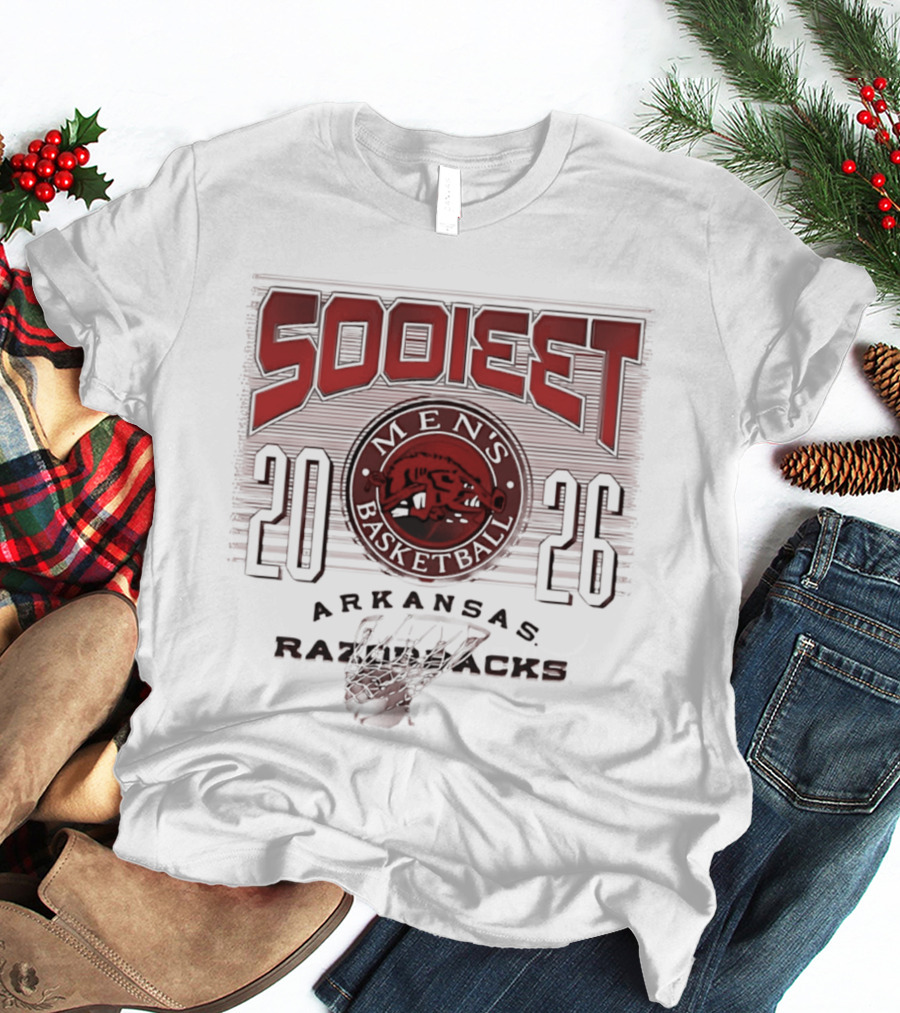 Arkansas Razorbacks 2026 SooiEet Men's Basketball T-Shirt