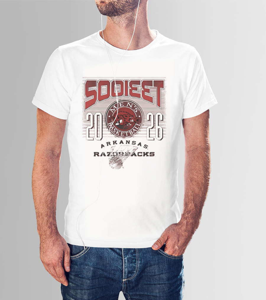 Arkansas Razorbacks 2026 SooiEet Men's Basketball T-Shirt