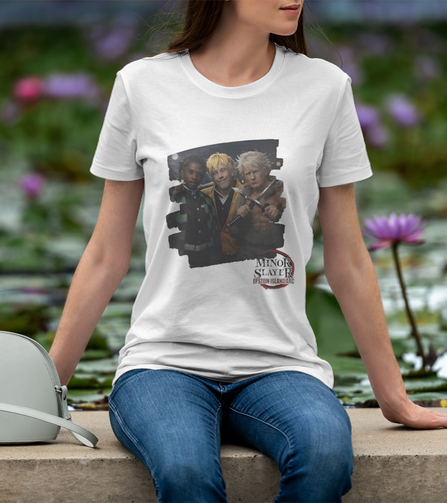 Minor Slayer Epstein Island Arc Characters Cosplay T-Shirt